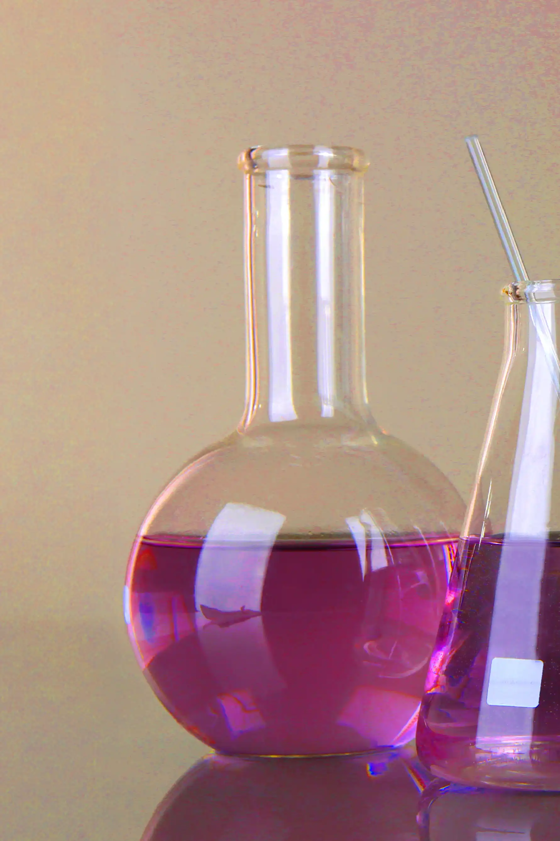 Cristalería de alta calidad en el laboratorio