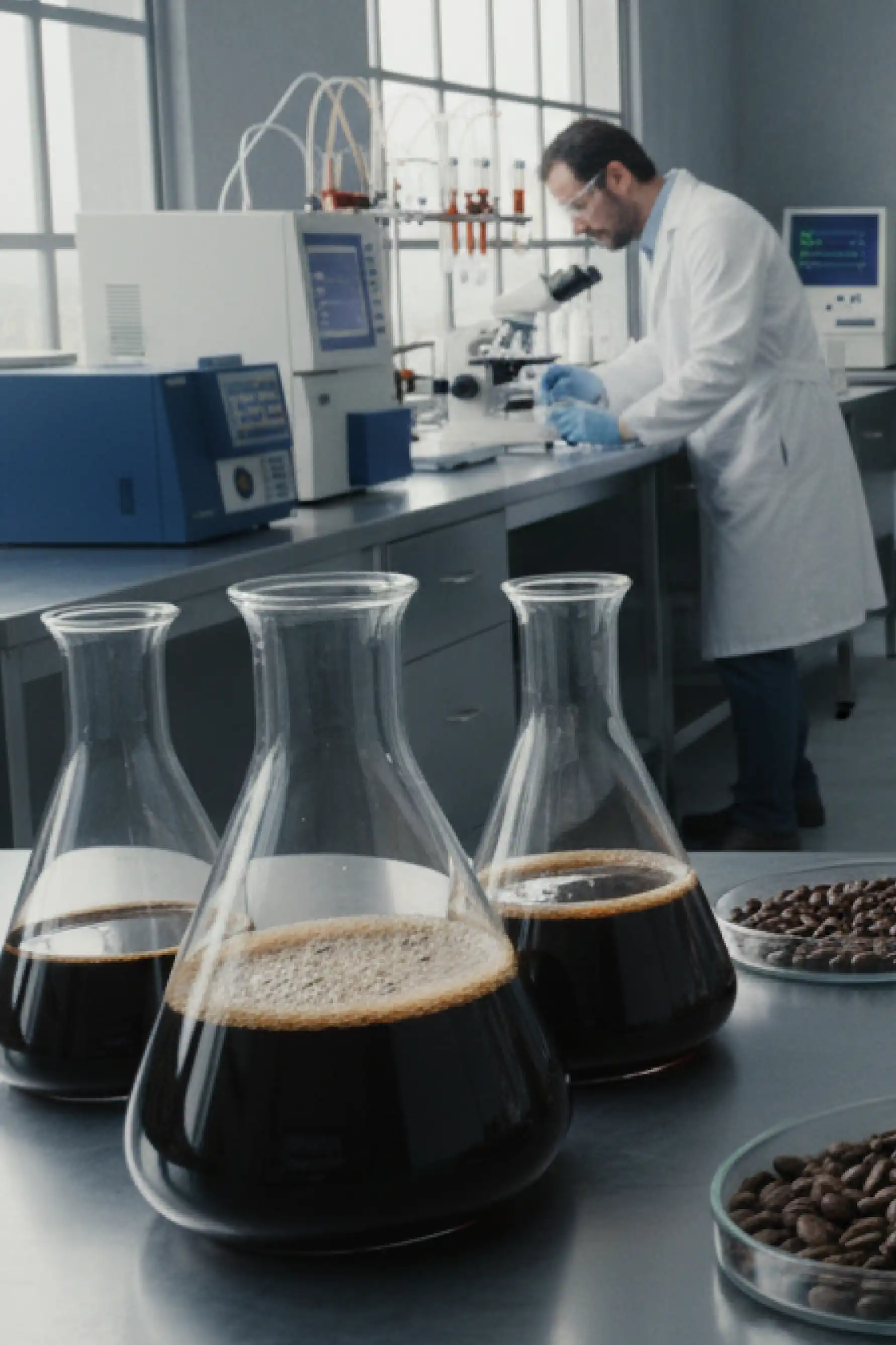 Control de calidad en café soluble